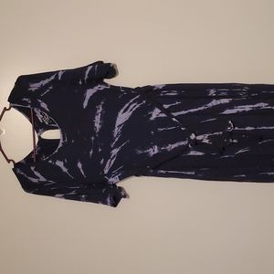 Torrid Knits Tie Dye Belted Jumper size 1 EUC